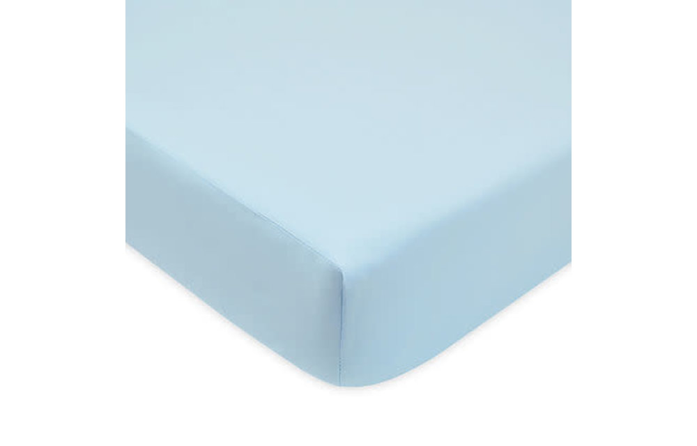 American Baby Knit Cradle Sheet In Blue