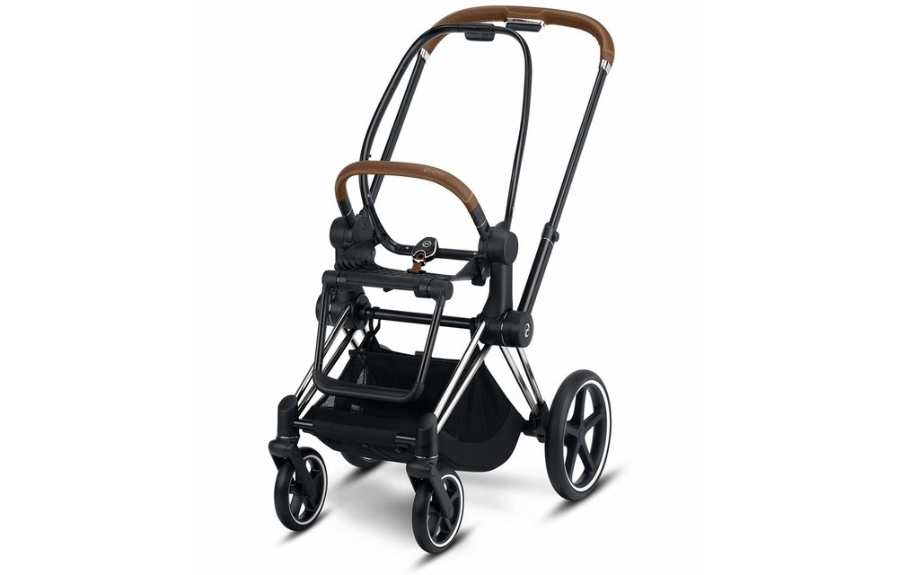 2020 Cybex ePRIAM Frame Included Seat Hardpart In Chrome Brown