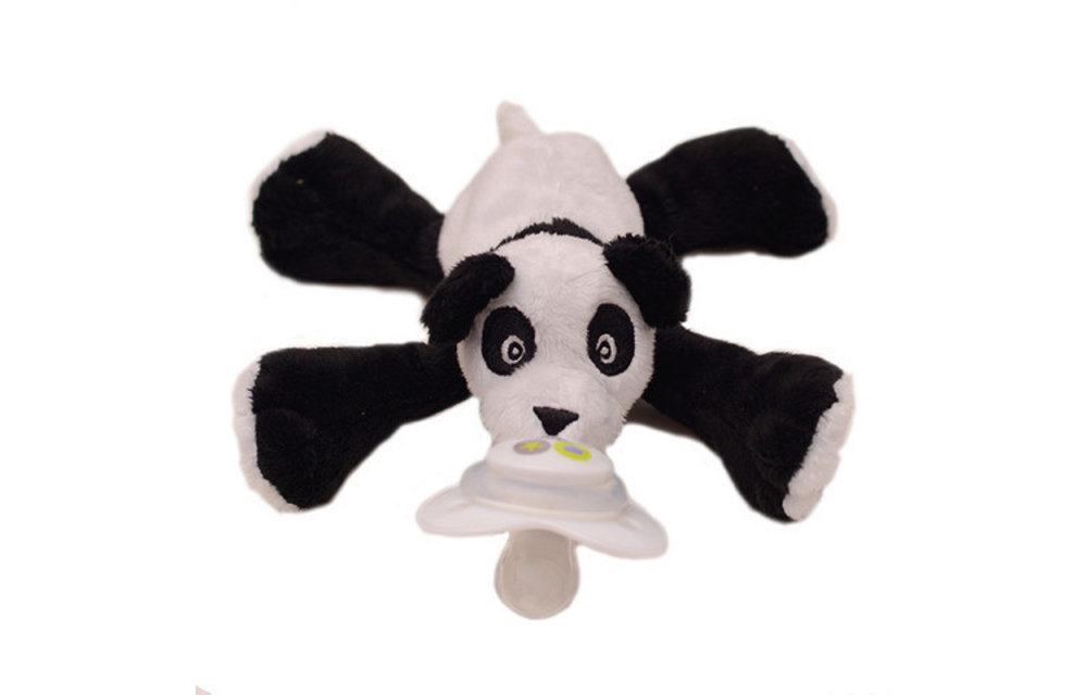 Nookums Paisley Panda Buddies Pacifier Holder