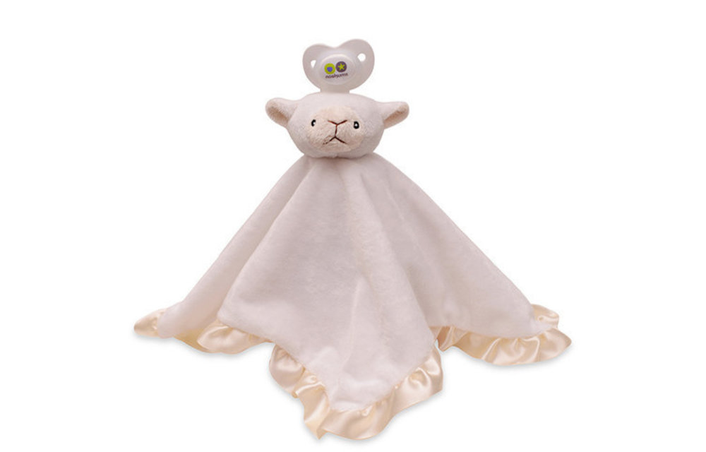 Nookums Lovie Lamb Blankies Pacifier Holder
