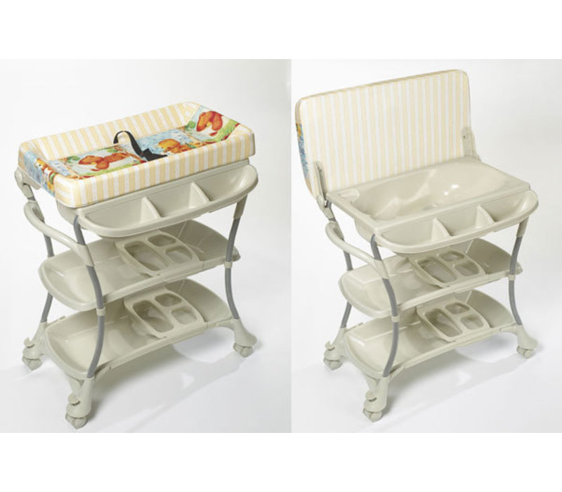 over bath changing table