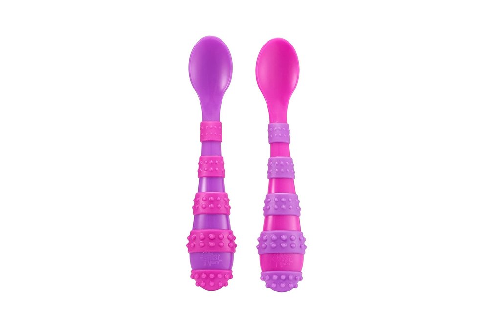 The First Year's Grab N Grip Spoon 2PK Girl