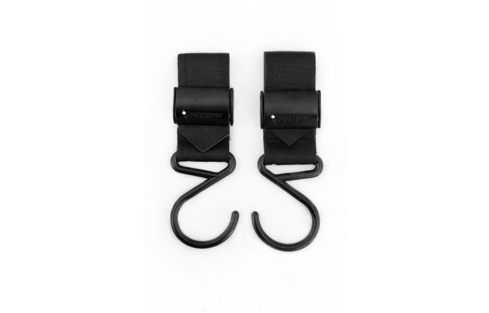 Buggy Gear Boutique Stroller Hooks (Set Of 2) In Matte Black