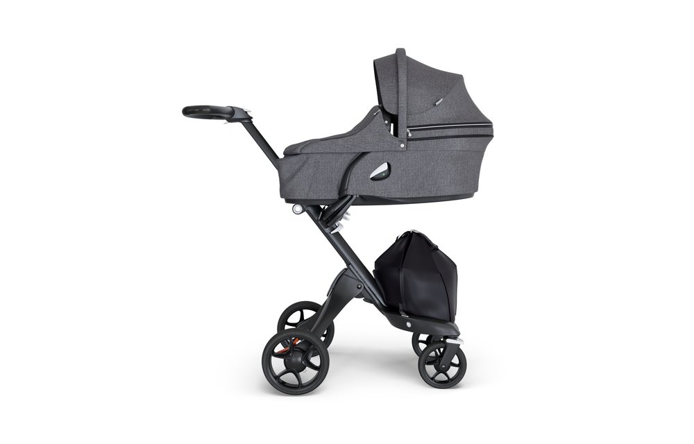 Stokke Xplory Carrycot Black Melange (Stroller Frame Not Included)