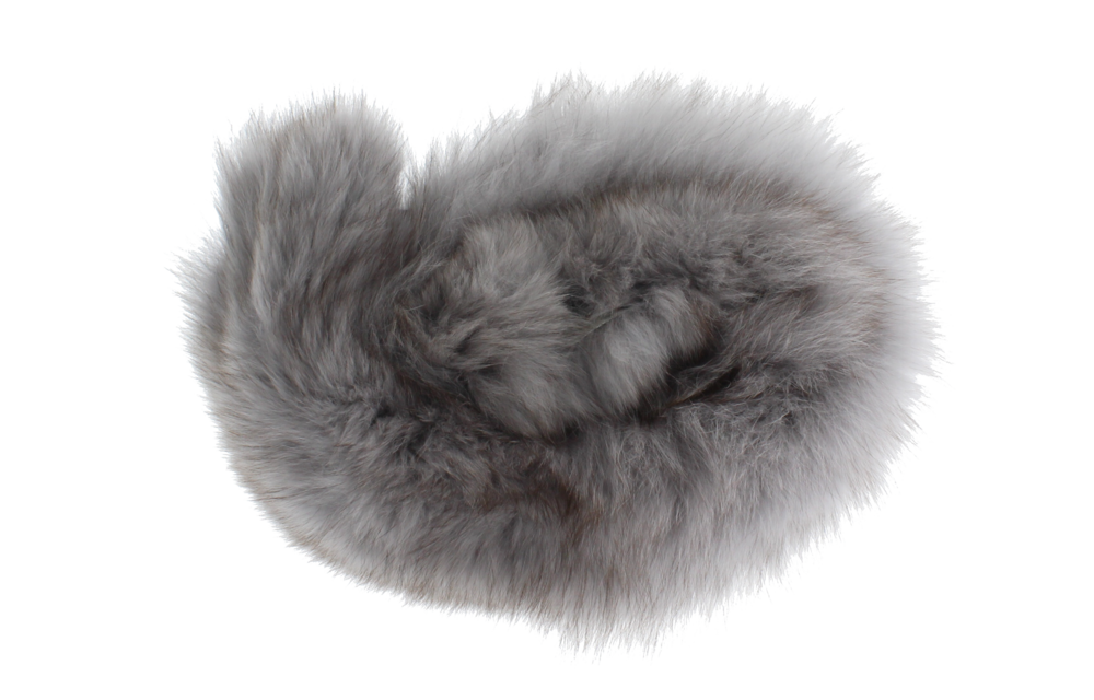 Baby Frr Fur For Doona In Light Grey