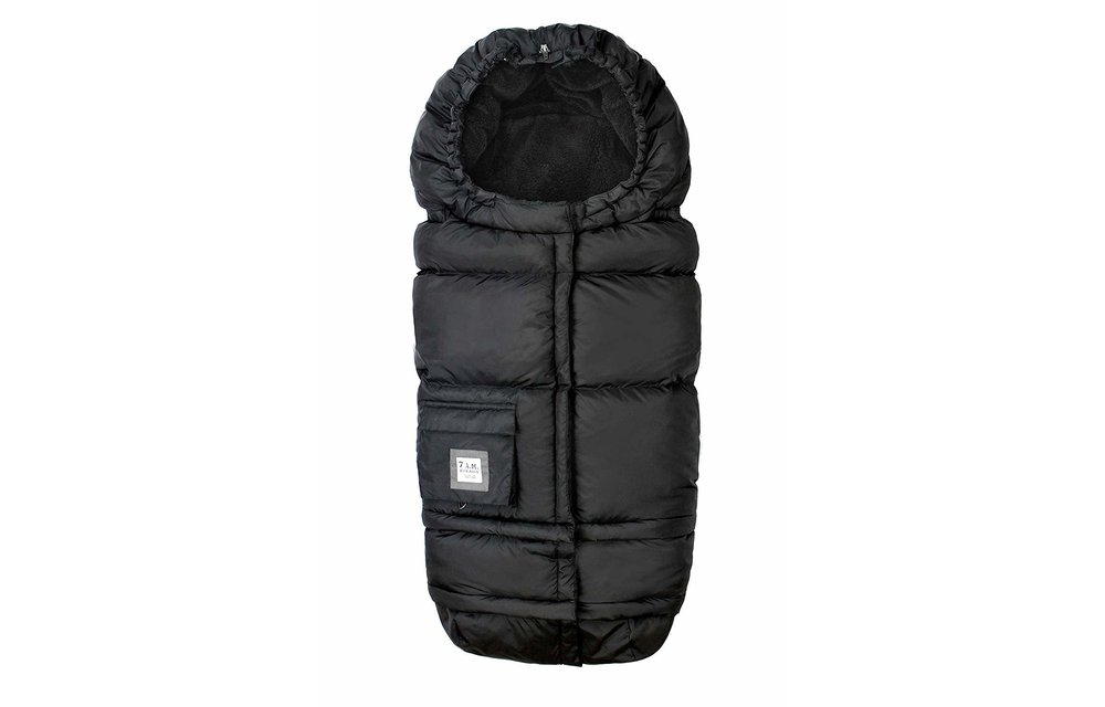 7 A.M. Enfant Evolution 212 Blanket In Black Plush- 6 Months -4 Toddler