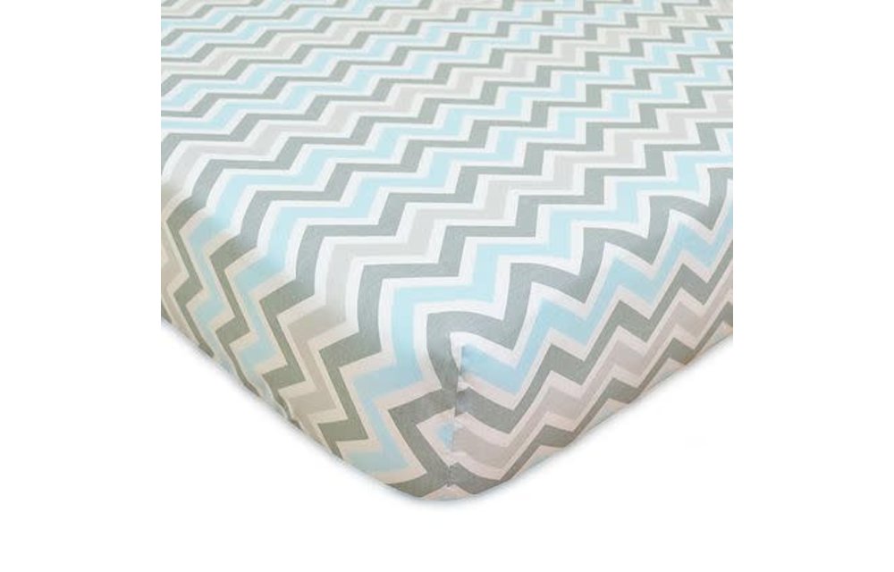 American Baby Percale Crib Sheet BL-ZZ
