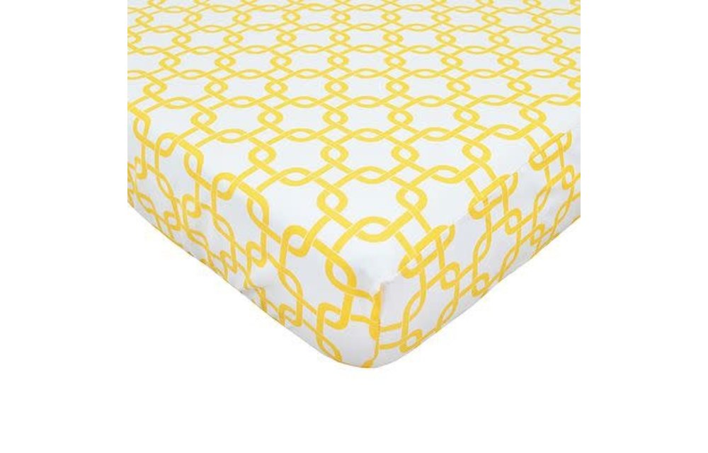 American Baby Percale Crib Sheet Golden Gotcha