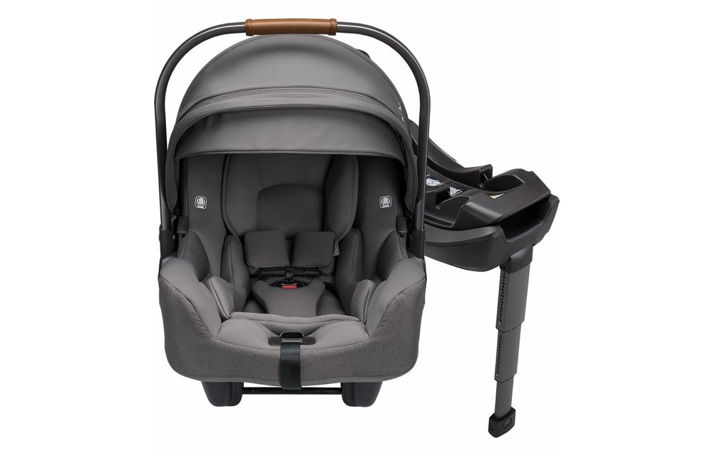Nuna Pipa RX Infant Car Seat Granite With RELX Infant Base