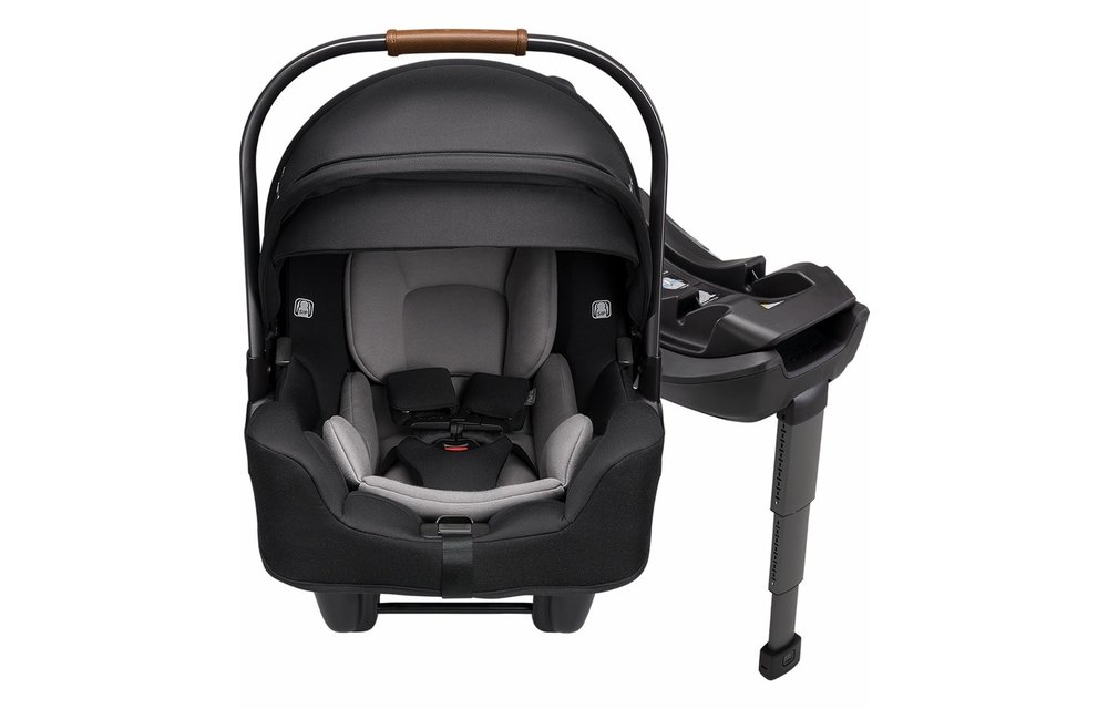 Nuna Pipa RX Infant Car Seat Caviar With RELX Infant Base