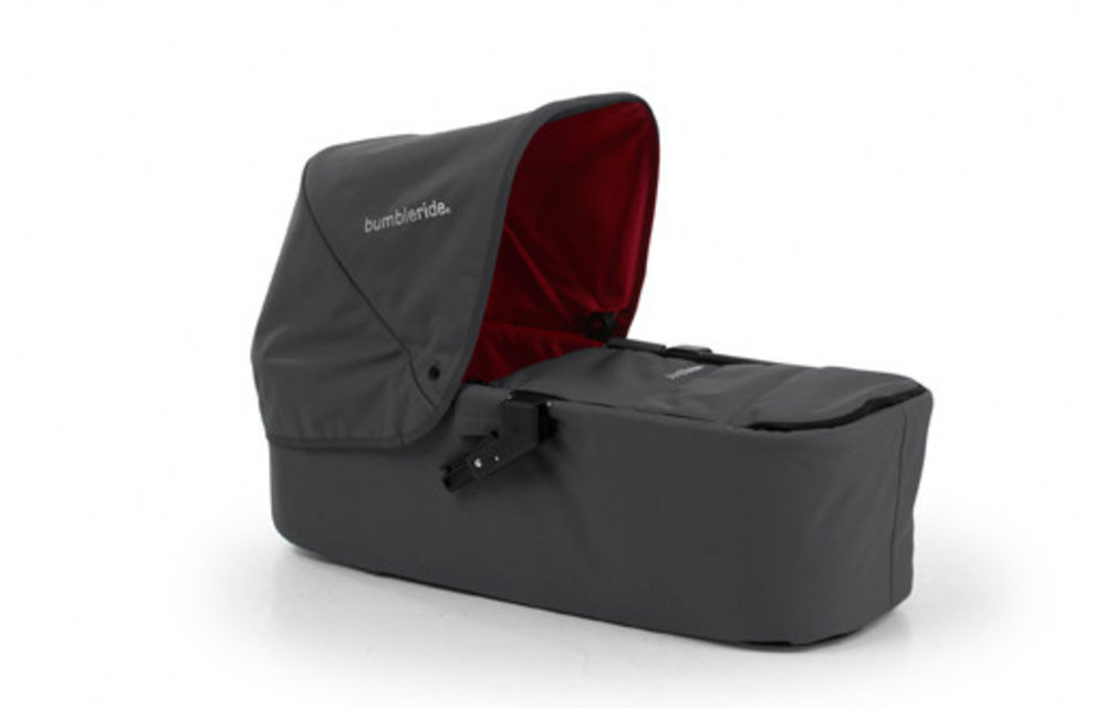 CLOSEOUT!! Bumbleride Indie (TwinStroller) Carrycot In Fog Grey