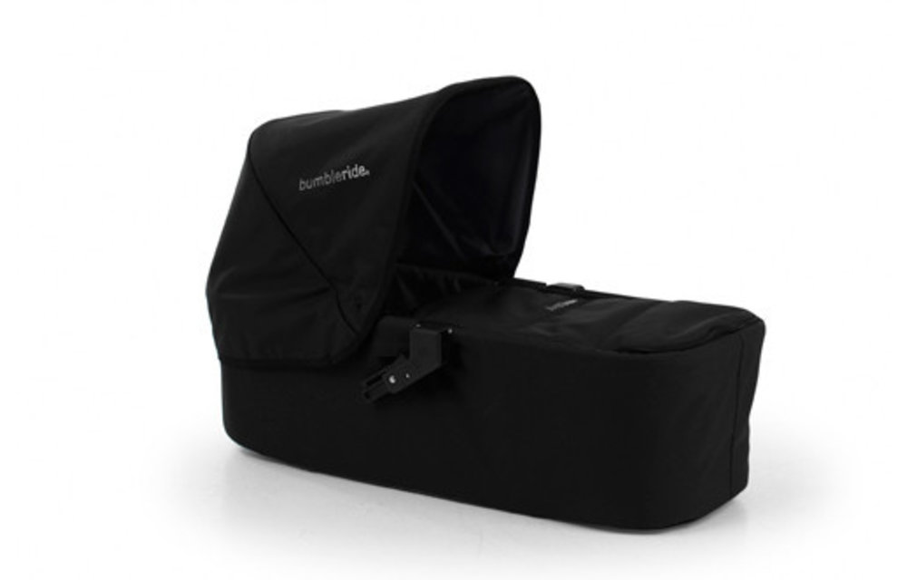 CLOSEOUT!! Bumbleride Indie (Single Stroller) Carrycot In Jet Black