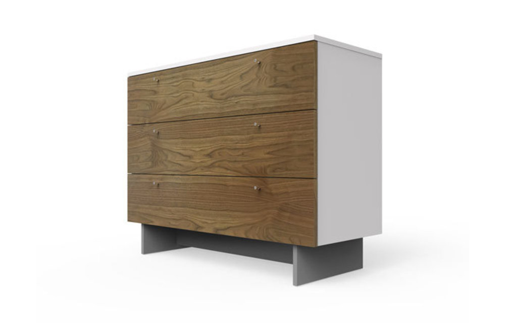 Spot On Square Roh Dresser 45'' Wide - White-Walnut