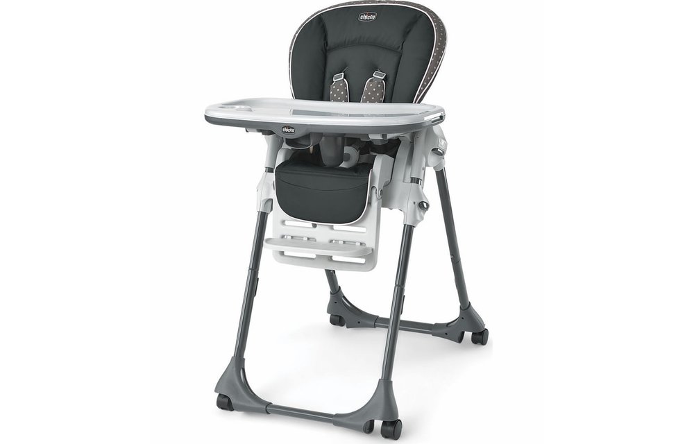 Chicco Polly Vinyl Highchair In Lilla