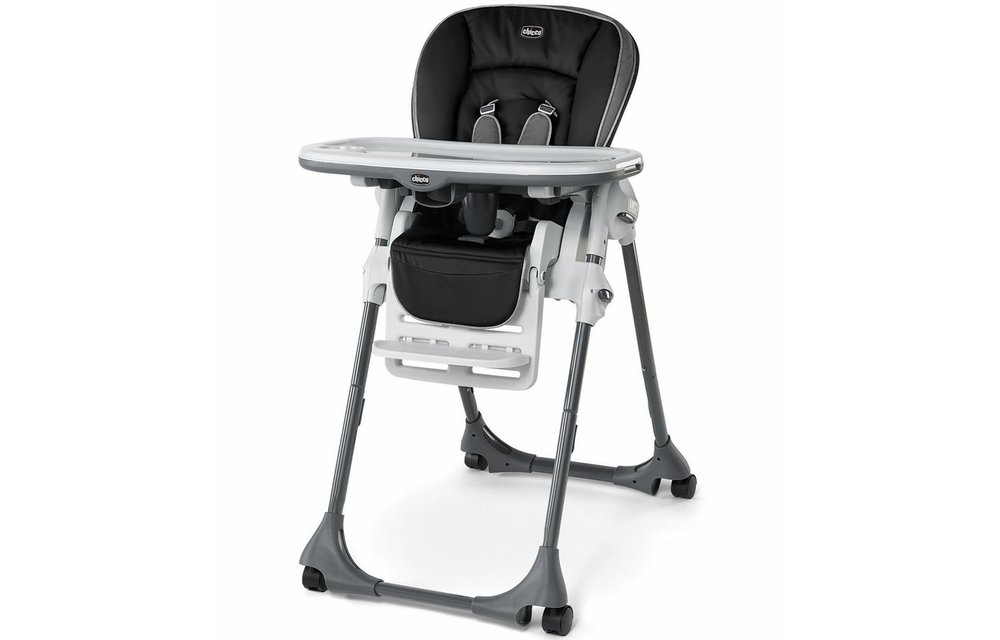 Chicco Polly Vinyl Highchair In Orion
