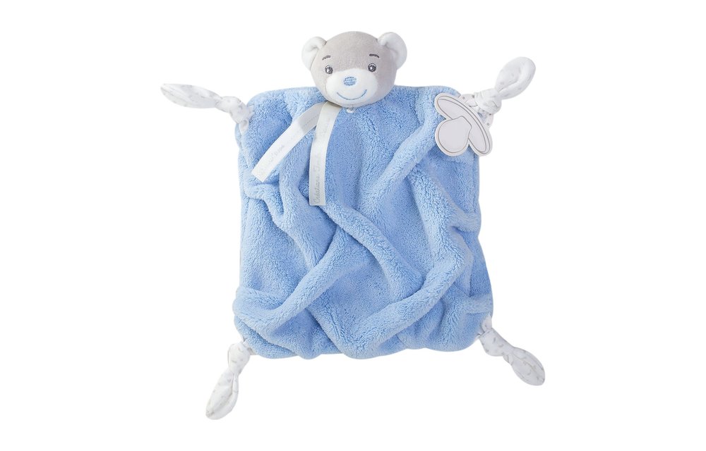 Kaloo Plume Hand Puppet DouDou Bear In Blue