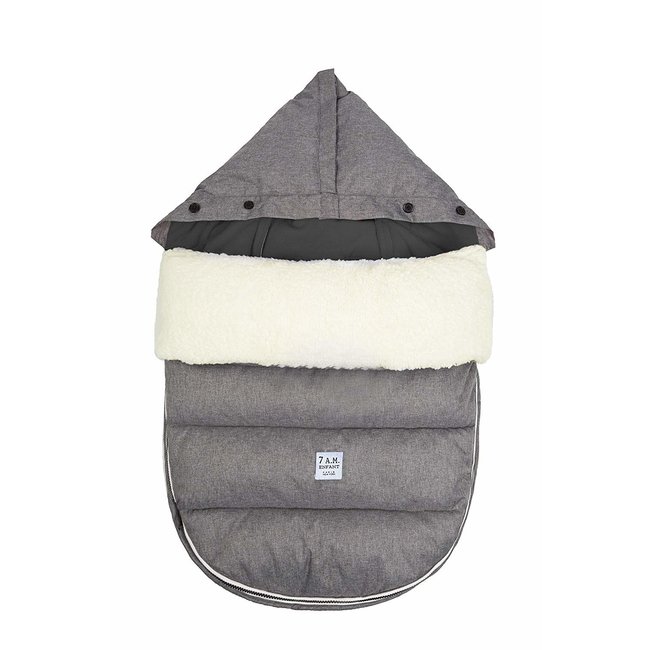 7 A.M. Enfant LambPOD Heather Grey In Small/Medium 0-18 Months