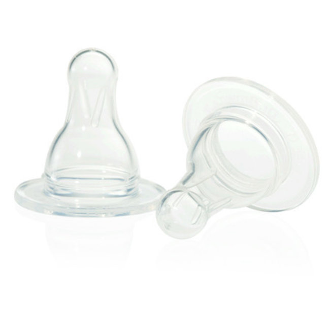 Dr. Browns Standard Replacement Silicone Nipple Level 2 (2 In A Pack)
