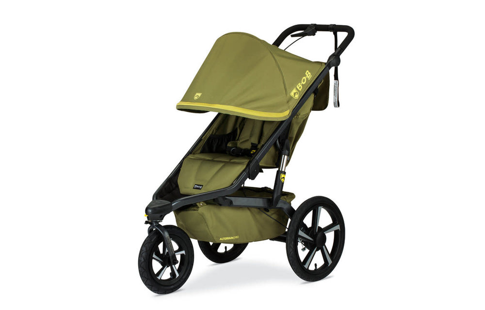 2020 BOB Alterrain Pro All Weather Single Jogging Stroller -Olive