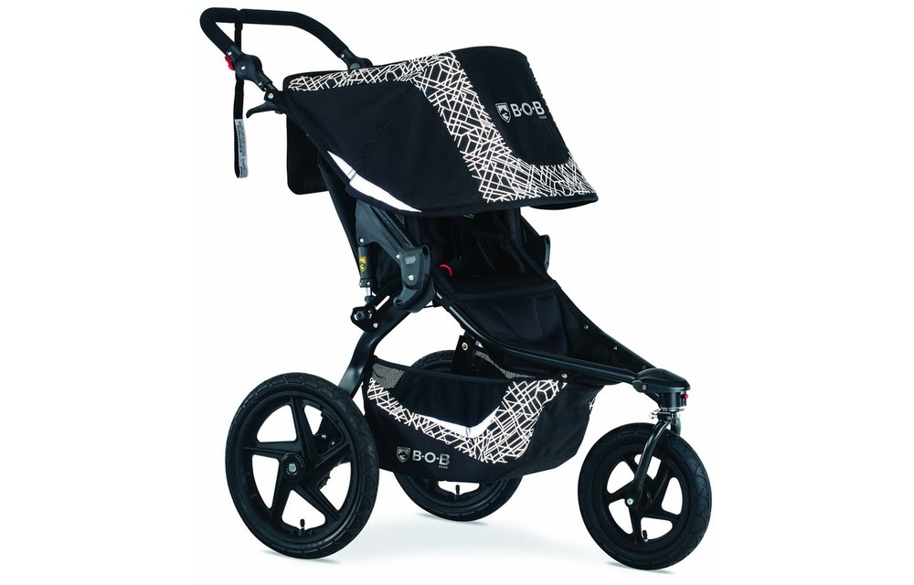 Bob Revolution Flex 3.0 Single Jogging Stroller Lunar Black