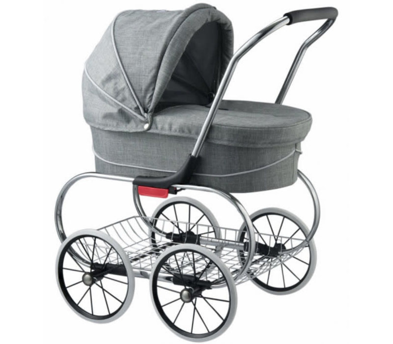 grey doll stroller