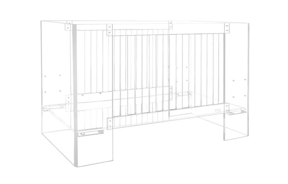 Nursery Works Vetro Crib In Clear