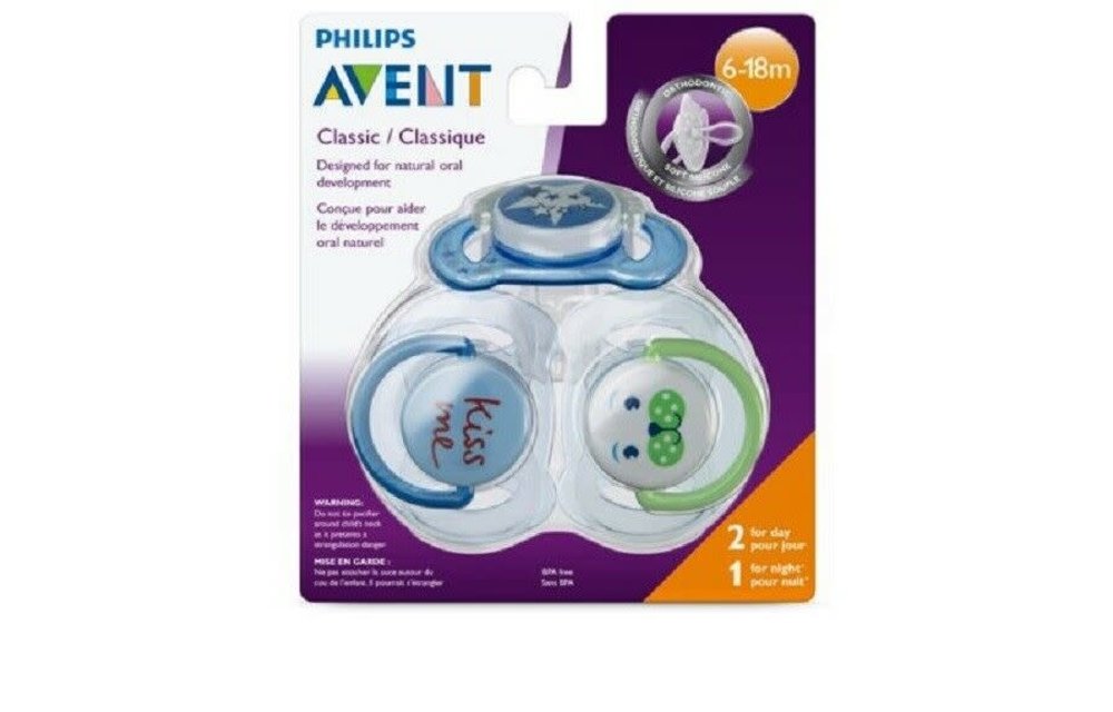 Philips AVENT SCF134/31 3 Piece Classic Value Pack, Blue, 6-18 Months