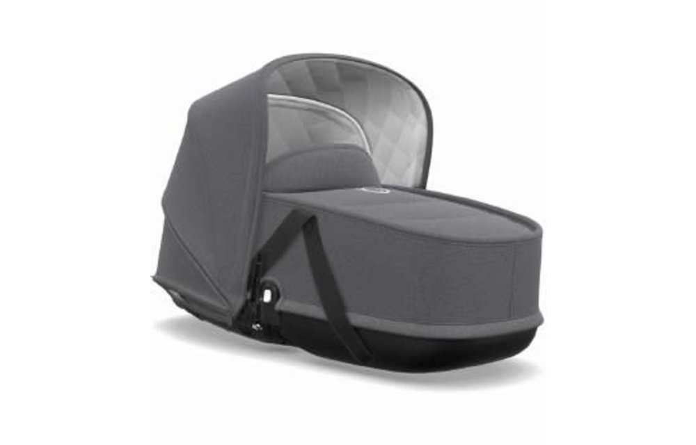 Bugaboo Bee5 Classic (Quilted) bassinet Tailored Fabric Sets In Grey Melange