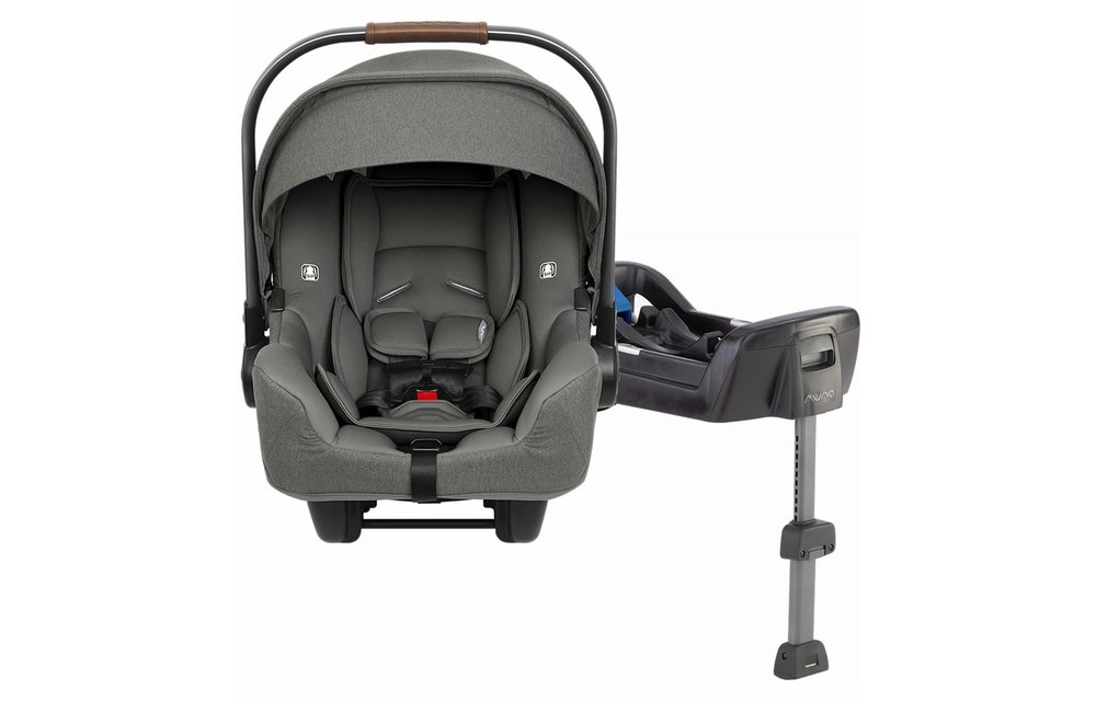 2020 Nuna Pipa Infant Car Seat In Granite With Base