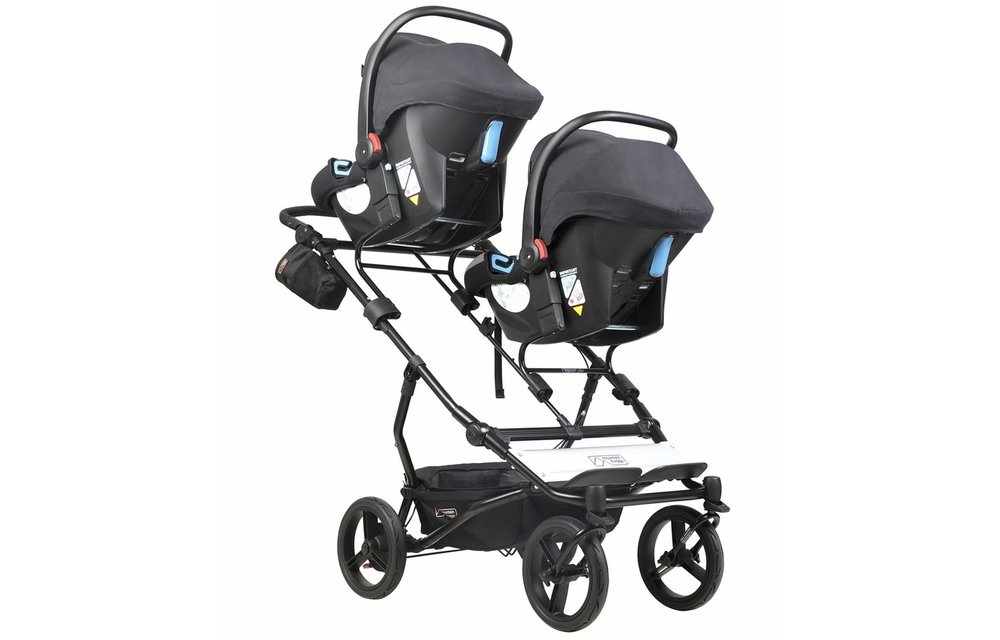 2020 Mountain Buggy Duet Luxury Stroller - Herringbone