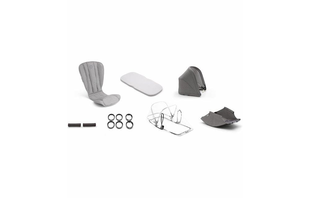 Bugaboo Bee5 Mineral Style Set In Light Grey