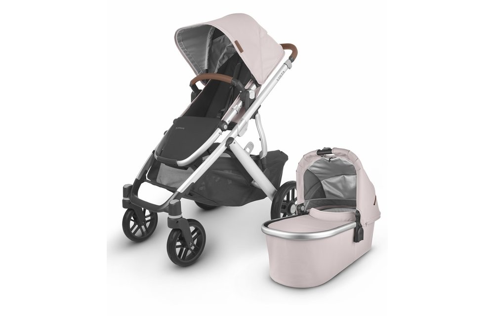Uppa Baby Vista V2 Stroller In Alice (dusty pink/silver/saddle leather)