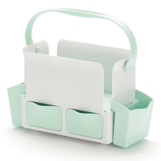 CLOSEOUT!! Skip Hop Toolbox Diaper Caddy In White