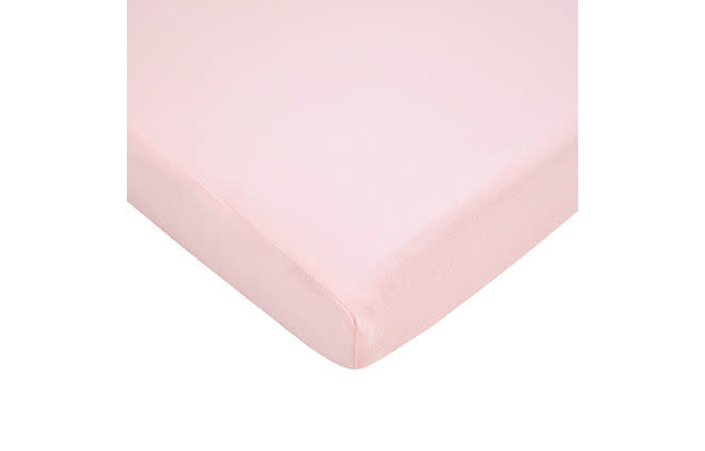 American Baby Knit Crib Sheet In Pink