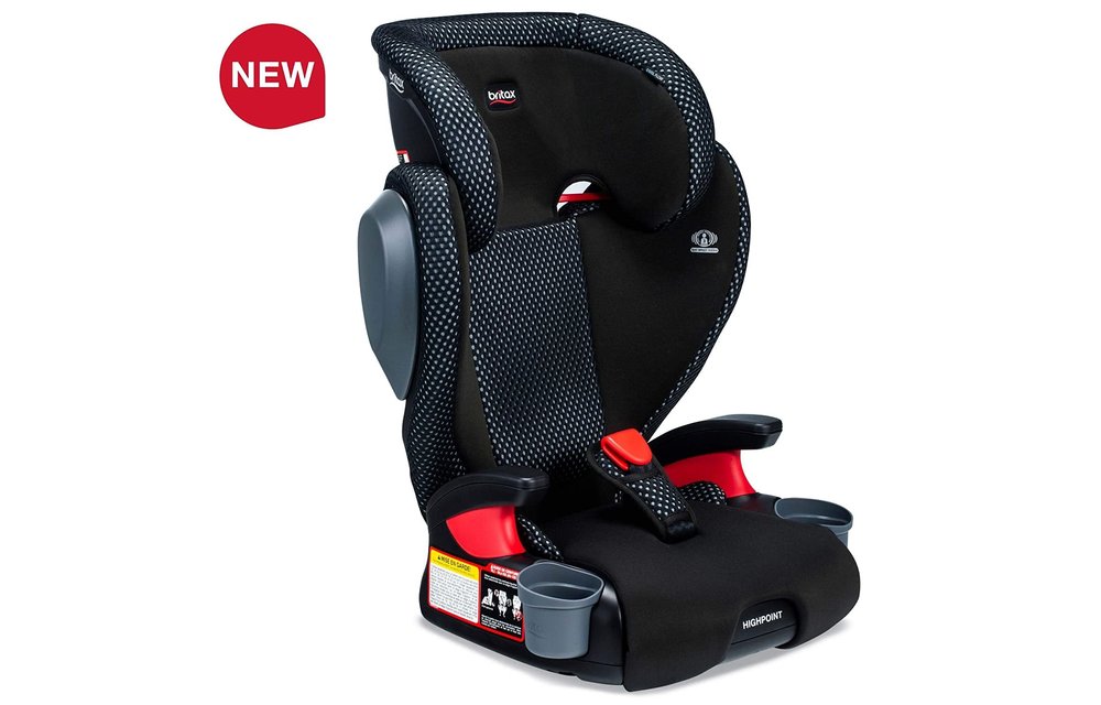 Britax Highpoint Booster Seat In Cool Flow Gray (2 Piece)