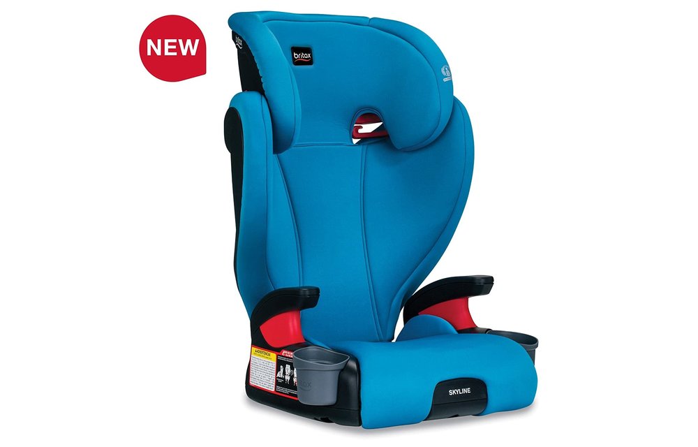 Britax Skyline Backless Booster Seat In Teal (2 Piece)