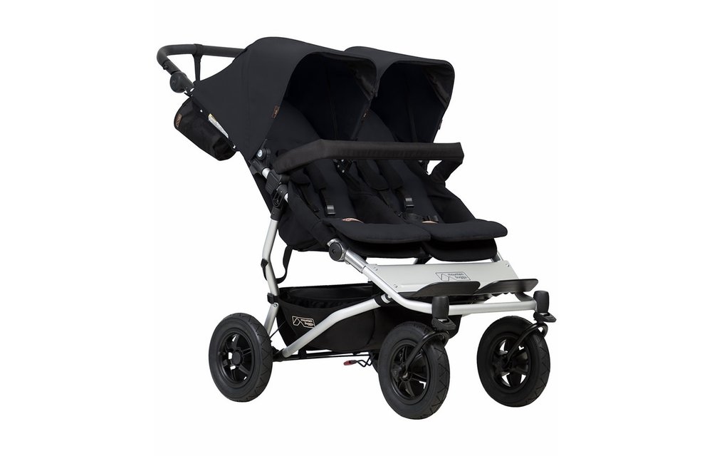 Mountain Buggy Duet Double In Black