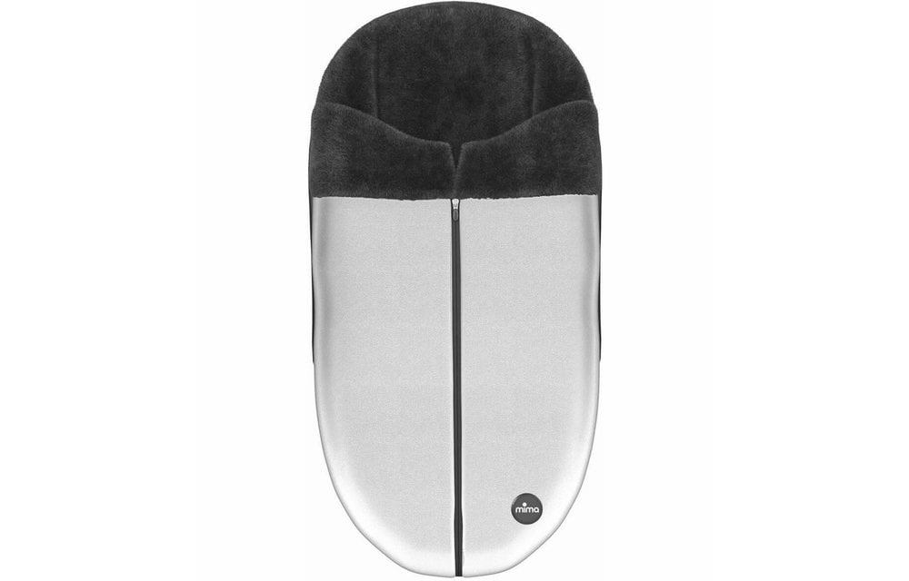 Mima Kids Xari Winter Footmuff In Argento