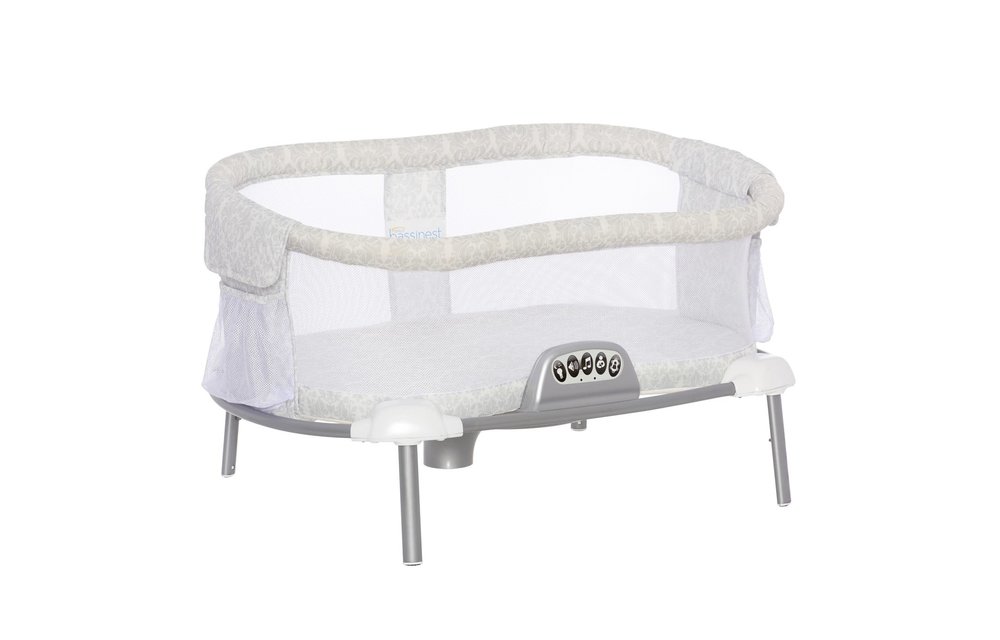 CLOSEOUT!! Halo Bassinet Portable Stand - Light Silver