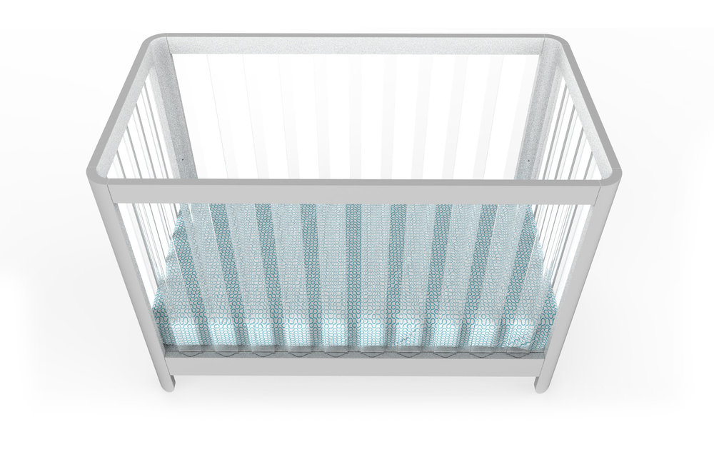 Spot On Square Reverie Lucite Acrylic Crib