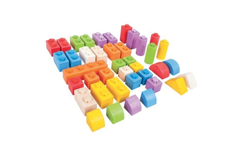 Bigjigs Toys Click Blocks (Intermediate Pack)