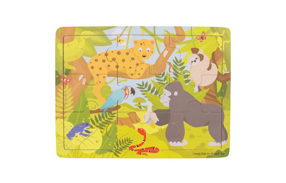 Bigjigs Toys Tray Puzzle - Rainforest
