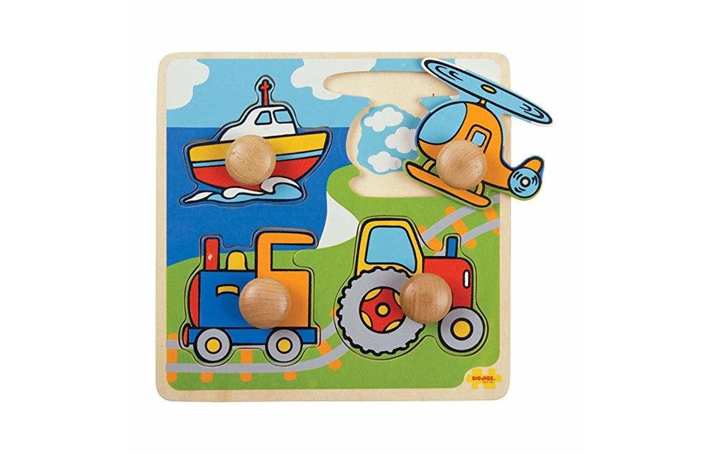 Bigjigs Toys Lift Out Puzzle - Transport