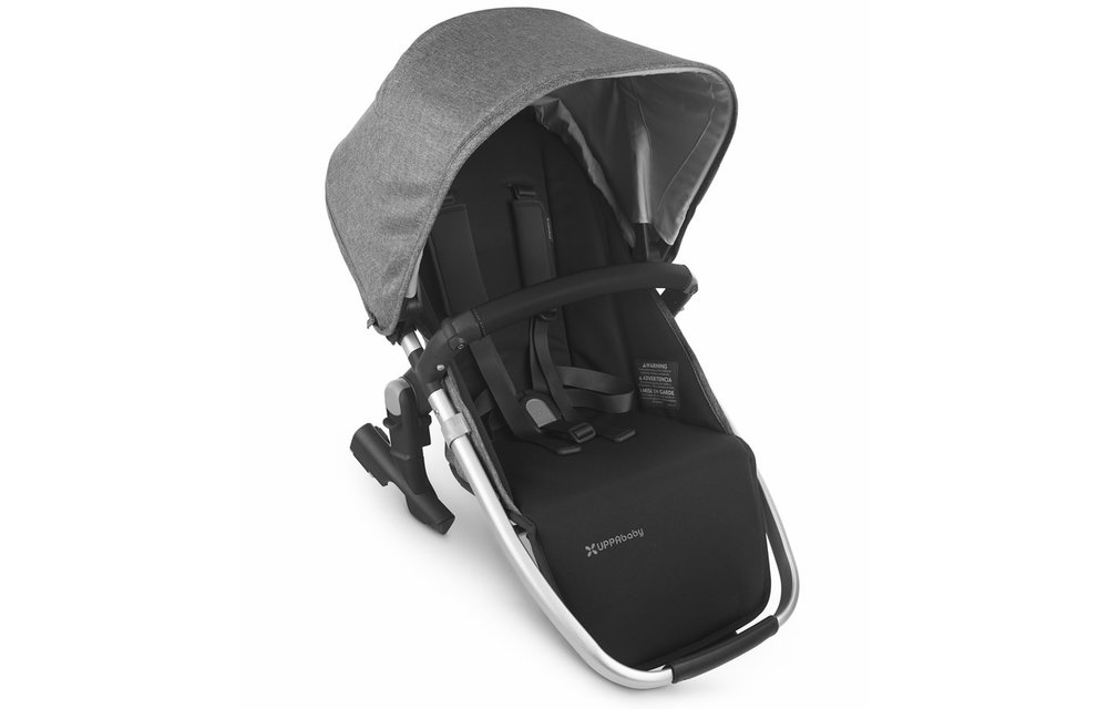 Uppa Baby Vista Rumble Seat V2 (Only) In JORDAN (charcoal mélange/silver/black leather)