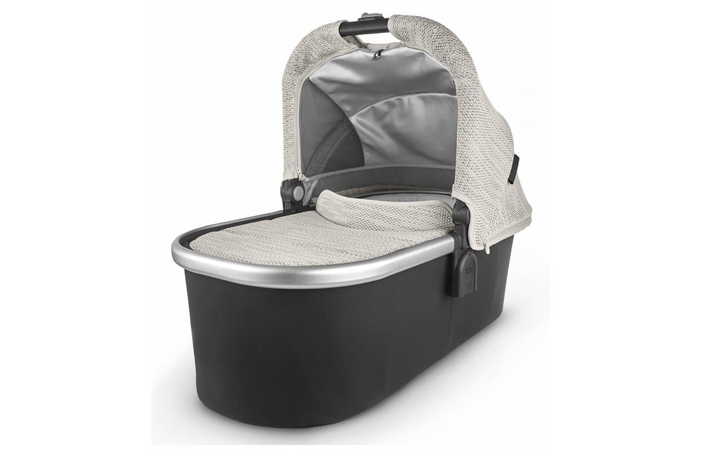Uppa Baby Vista-Cruz V2 Bassinet- SIERRA (dune knit/silver/black leather)