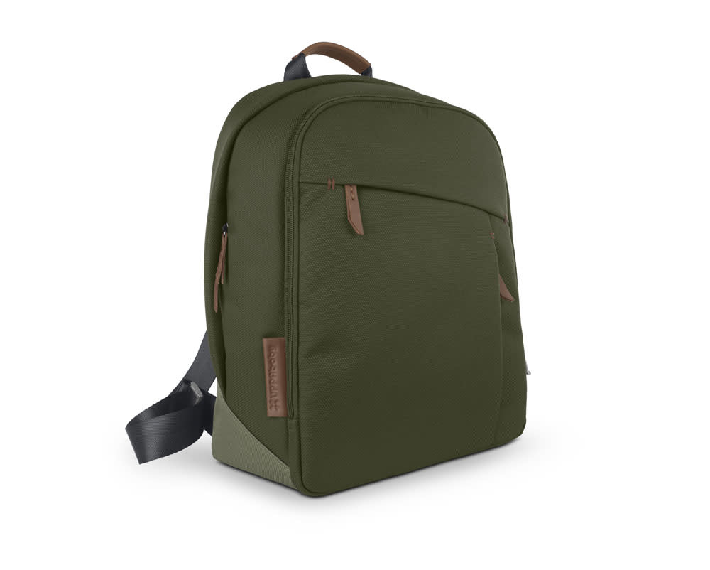 leather changing backpack