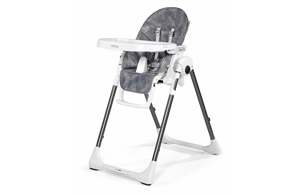 Peg Perego Prima Pappa Zero 3 In Denim-Eco Leather