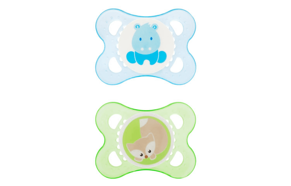Mam Animals Pacifier 2-Pack (Assorted) - 0-6 months