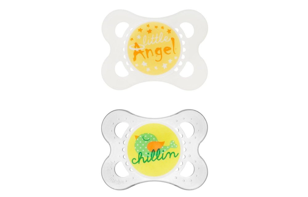 Mam Attitude Pacifier 2-Pack (Assorted) - 0-6 months