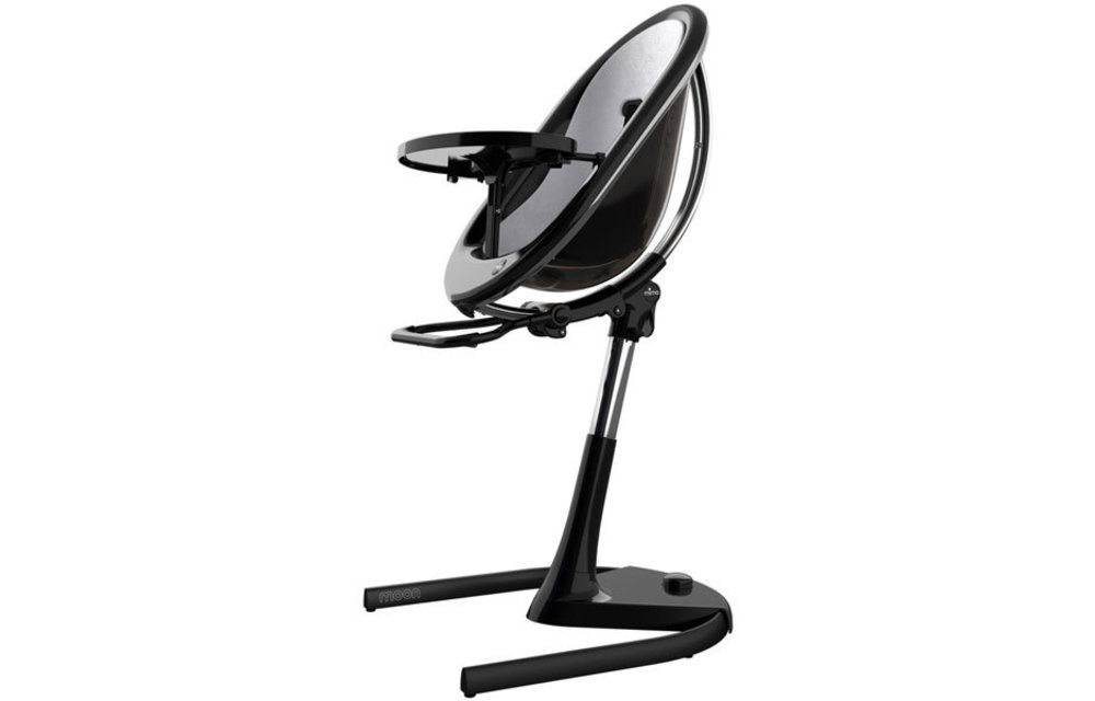 Mima Kids Moon 2G 3-in-1 Highchair In Black- Silver